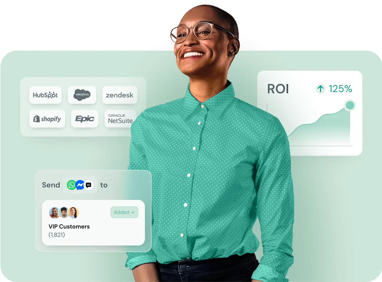 screenshot of Sinch Engage